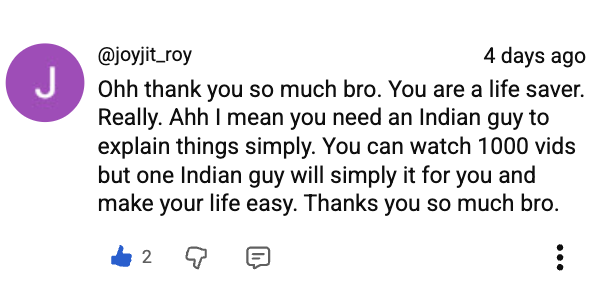 youtube comment indian-guy