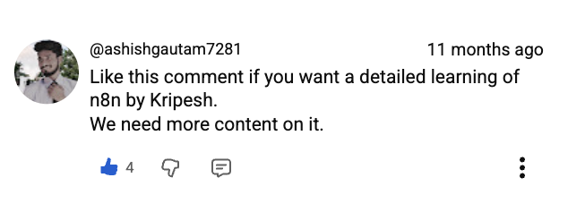 youtube-comment-n8n-content
